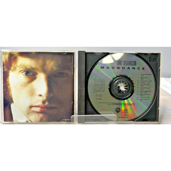 Van Morrison Moondance 1970 Stoned Me Crazy Love Warner Bros. Records CD - Picture 3 of 5